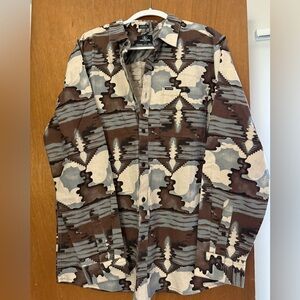 Volcom Liberate Button Down Flannel Shirt - White Flash